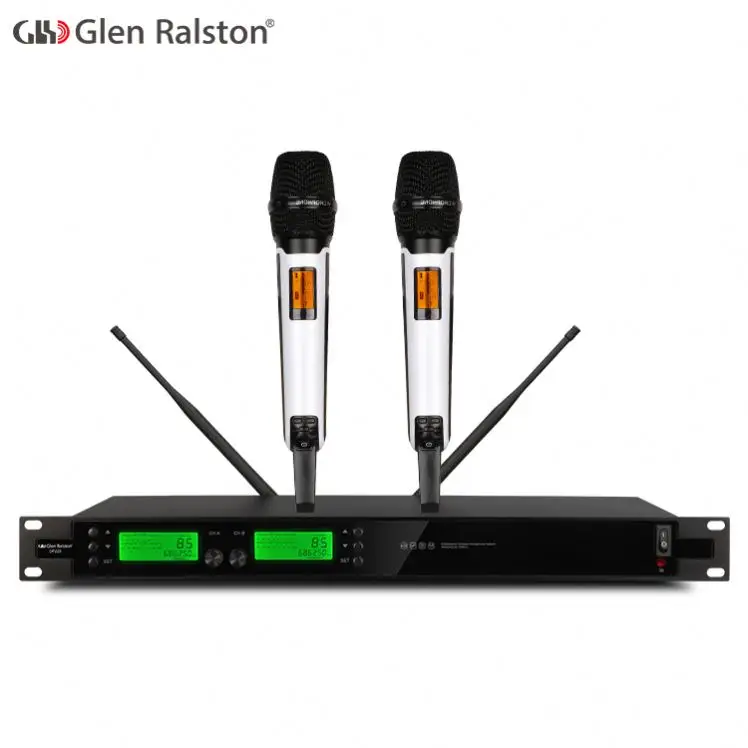 Glen Ralston портативный истинное разнообразие UHF профессиональный беспроводной микрофон