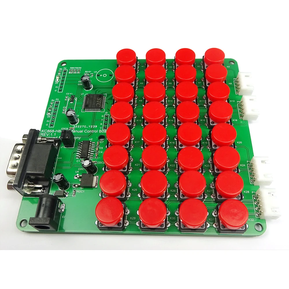 32 Buttons Manual Control RS232 Keyboard for KC868-H32 Smart Home Ethernet Web Relays Controller Diy