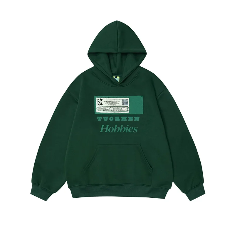 wholesale Original fashionable Loose Graphic hoodie high quality hooded 500gsm cotton oversized fleece custom hoodie