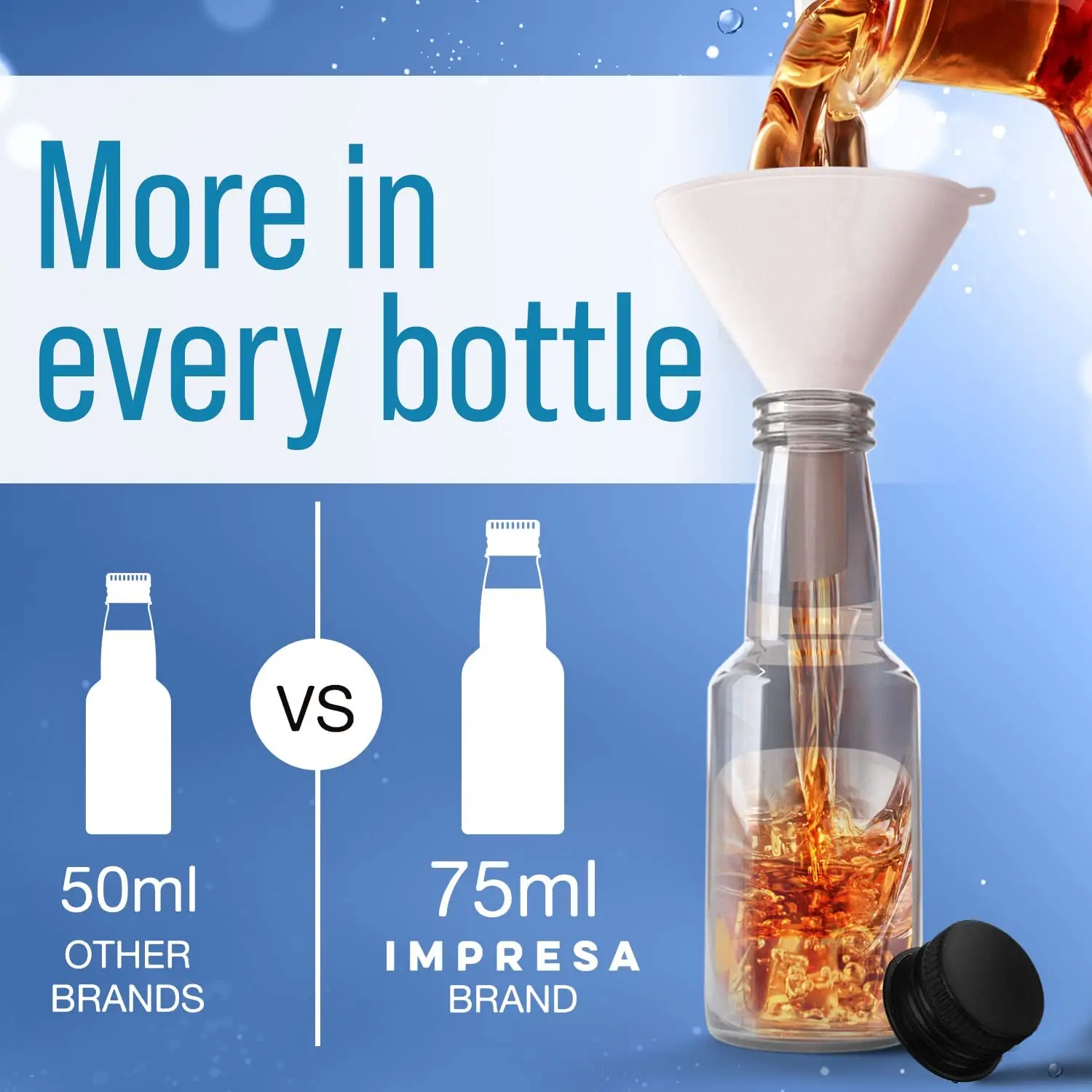 Mini Liquor Bottles 50ml Mini Empty Plastic Alcohol Shot Bottles