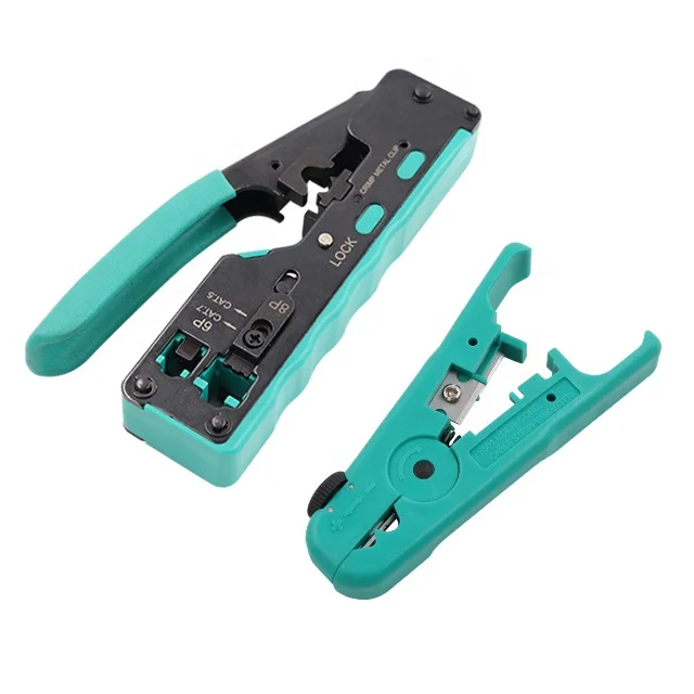 Cat5e Cat6 Cat7 cutter Crimper Stripper Toolkit Networking repair RJ45 8P8C and 6P modular plug Tool Lan Network Tool Kit
