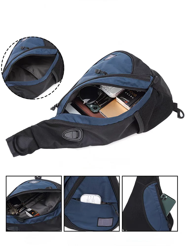 one strap backpack triangle body bag single strap sling bag sling backpack body bag mochila