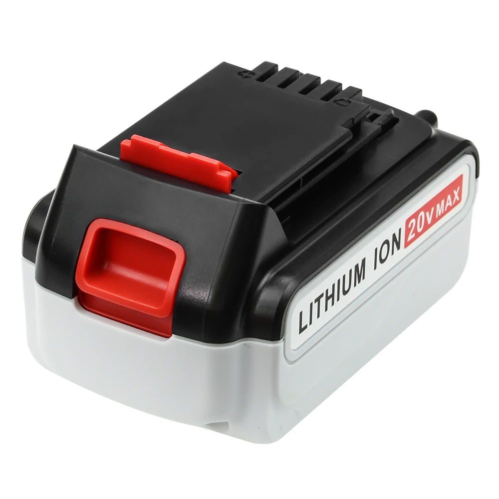 Для Black and Deckers LBXR20 18V 20V 3.0Ah 4.0Ah 5.0Ah 6.0Ah литий-ионный аккумулятор аккумуляторные беспроводные дрели электроинструменты LB20 LBX20