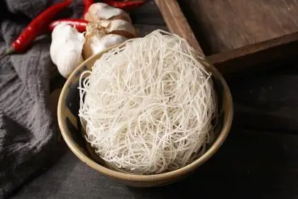 Высушенная рисовая лапша вермишель для сладкого картофеля