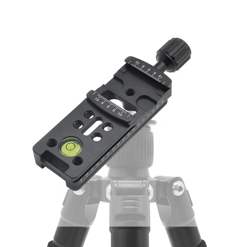 NNR100 Photographic Equipment Aluminum Tripod Camera Rail Quick Release Clamp New Spring Loaded Quick Release Number Plate