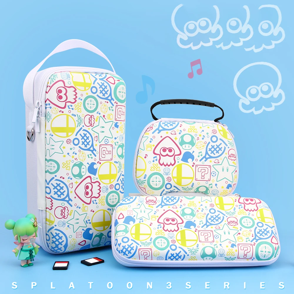 New Jet Warrior Storage Bag EVA Waterproof Carry Bag For Nintendo Switch/Oled Protective Hard Cover Pouch Game Accessories