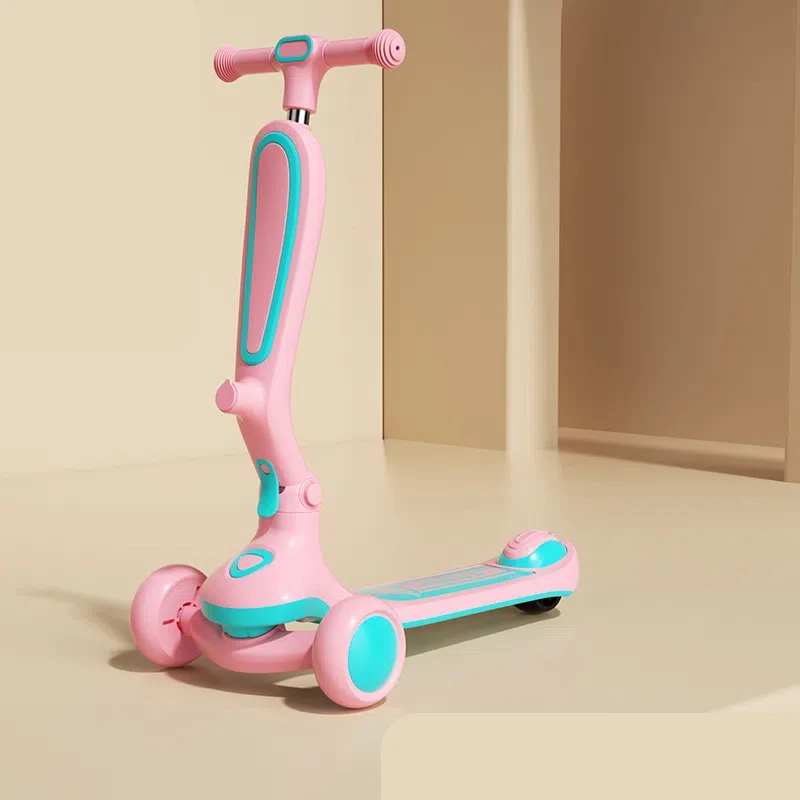 High-Quality Scooter Children 1 To 12 Years Old Baby Female Pedal Slide Car Yo Three-In-One Car