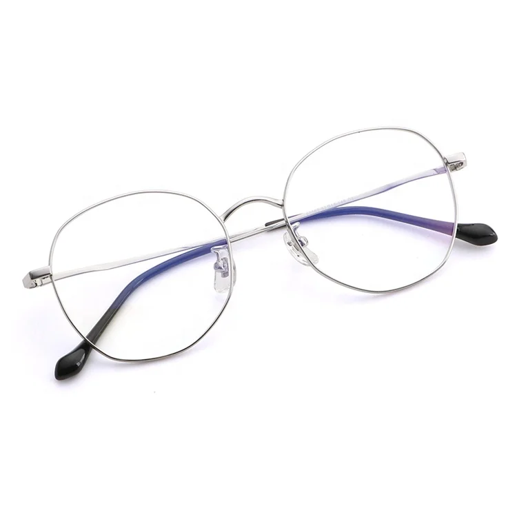 Aochi Top Quality Optical Titanium Glasses Woman Alloy Eyeglasses Frame For Men