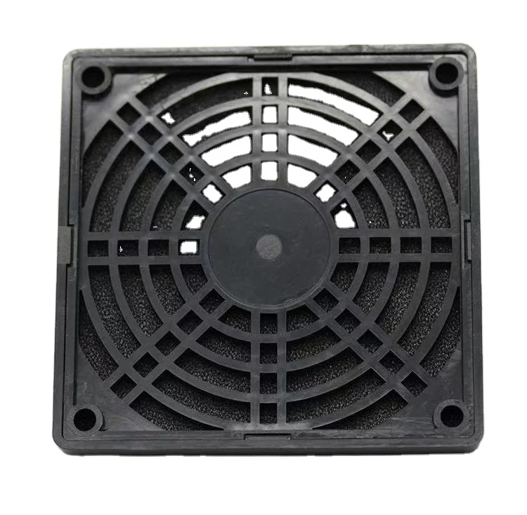 Square Waterproof air filter cover for axial fan