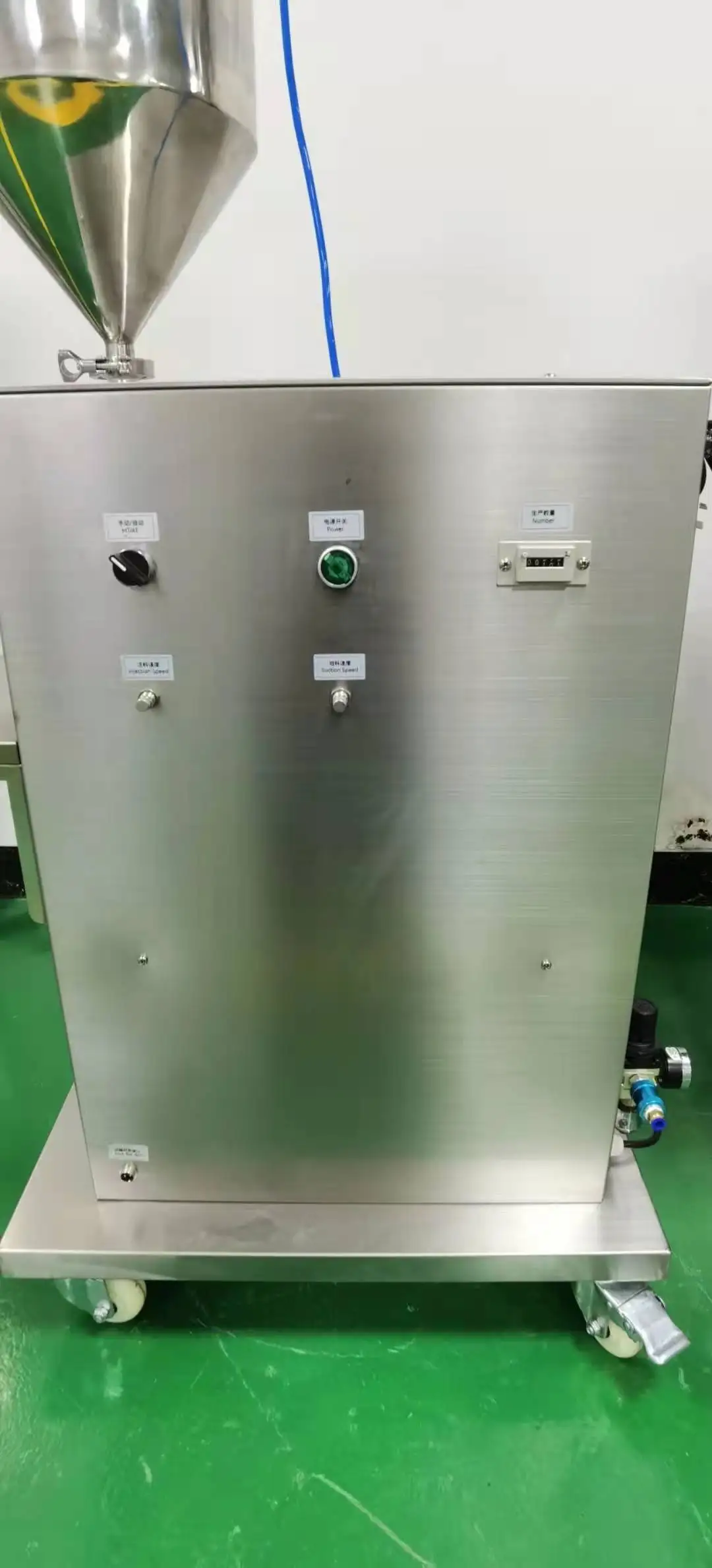 gel viscous cosmetic cream prefilled filler semi automatic plastic manual syringe filling machine