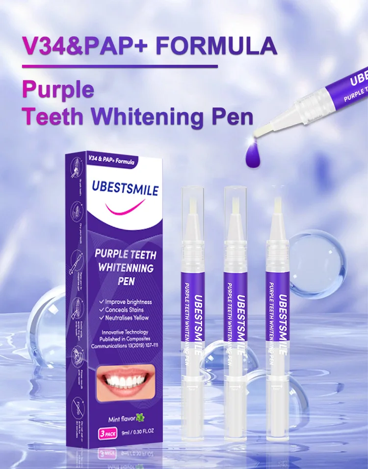 Customized Logo New Design 2ml Teeth Whitening Pen Gel Mini Wireless Teeth Whitening Kits