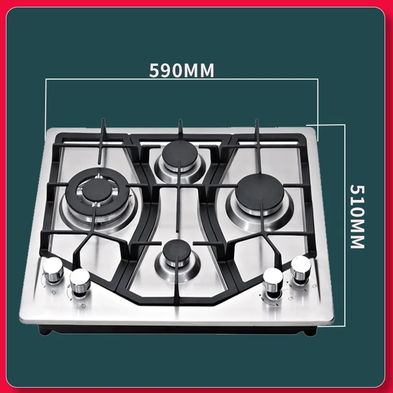 Manufacturer Cooking appliance 3 gas burner cooktops 24 inch estufa empotrable a gas de vidrio templado LPG/NG for sale