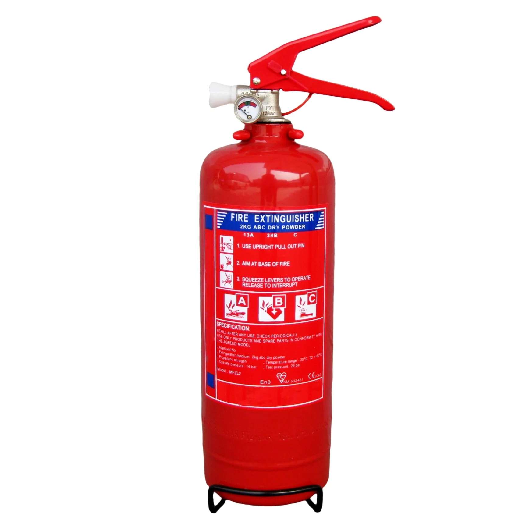 6Kg DCP ABC Fire Fighting Extinguisher Dry Powder PQS Fire Extinguisher Extintor de incendios