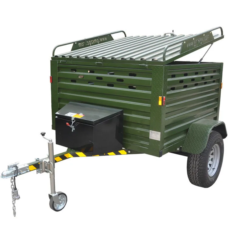 Truck Trailer Use and CE Certification Car Trailer Cart For Dog Transportation