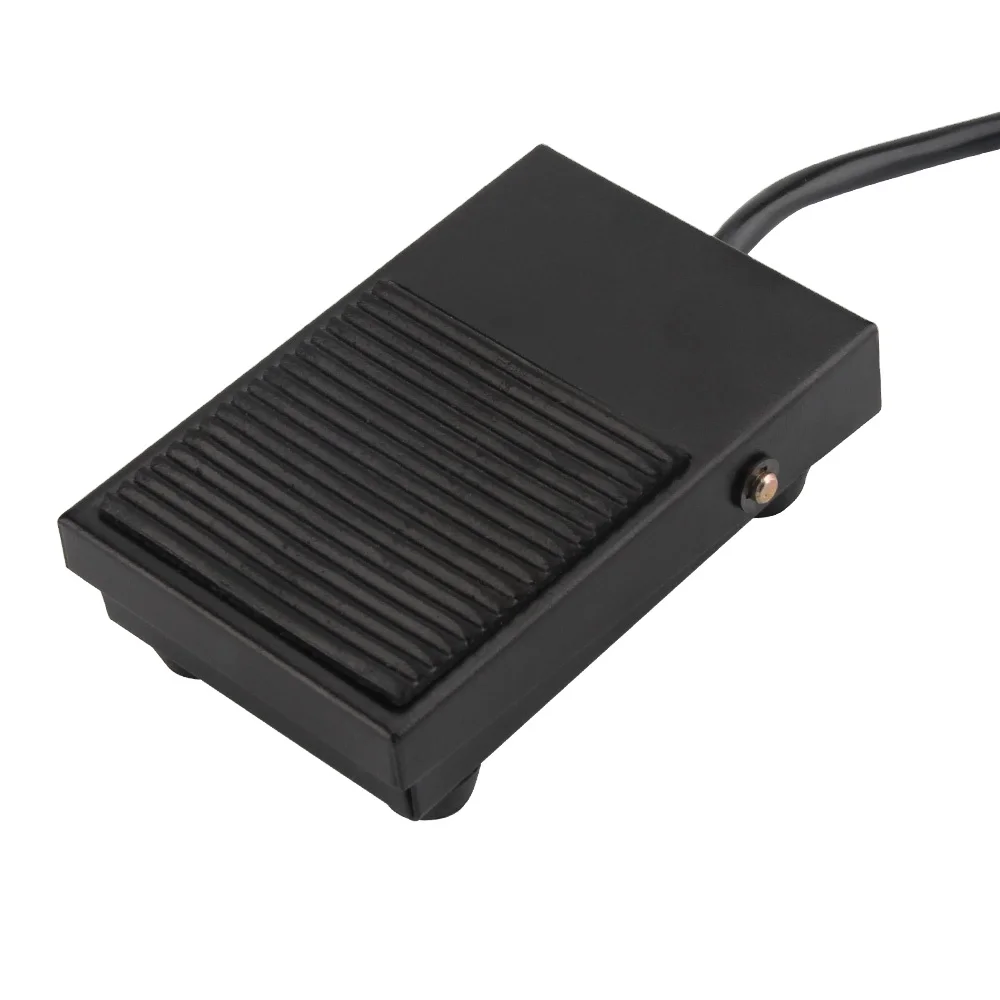 Electric Foot Switch TFS-1 Pedal Switch Iron Cover 10A 250V