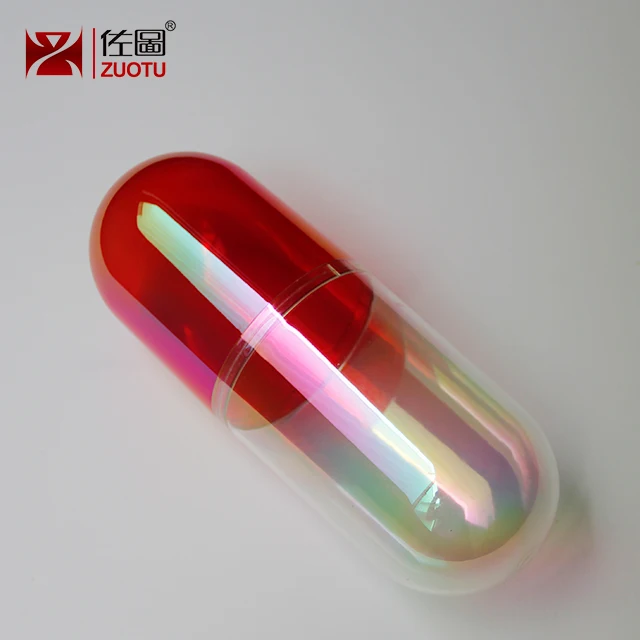 
Capsule Shaped Bottle Color Pet Plastic Cosmetic Bottles 