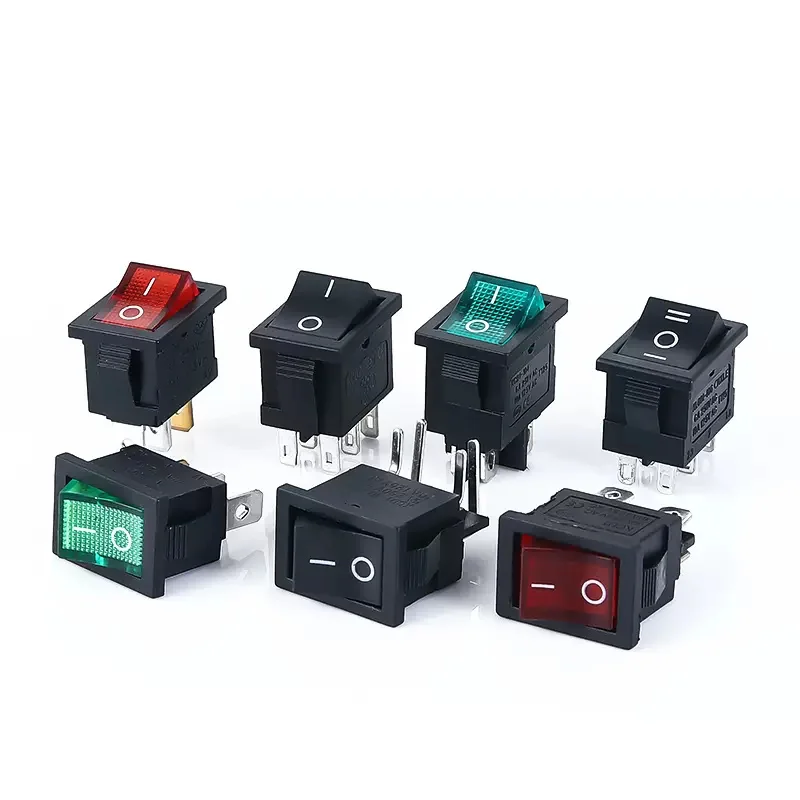 Оптовая продажа 2Pin 2GEAR 250 В 15A KCD серии 2Pin/3Pin/4Pin/6Pin красный черный рокерные