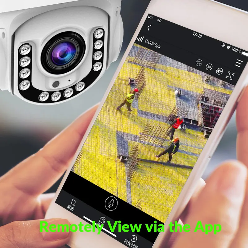 
4.5 inch Mini 1080p 20X wifi indoor outdoor night vision Full metal speed dome ptz ip camera 