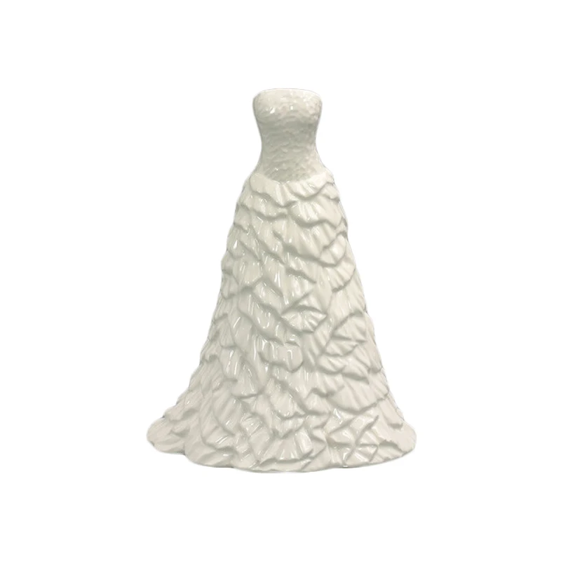 Unique dress style Vase for Rose or dried flower