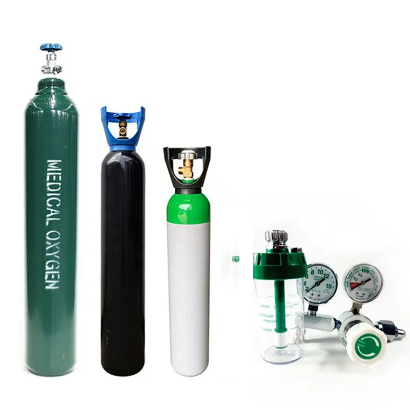  High Pressure Oxygen Medical Cylinder Aluminum CO2 Compressed Gas