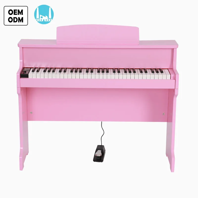 wooden case baby piano digital