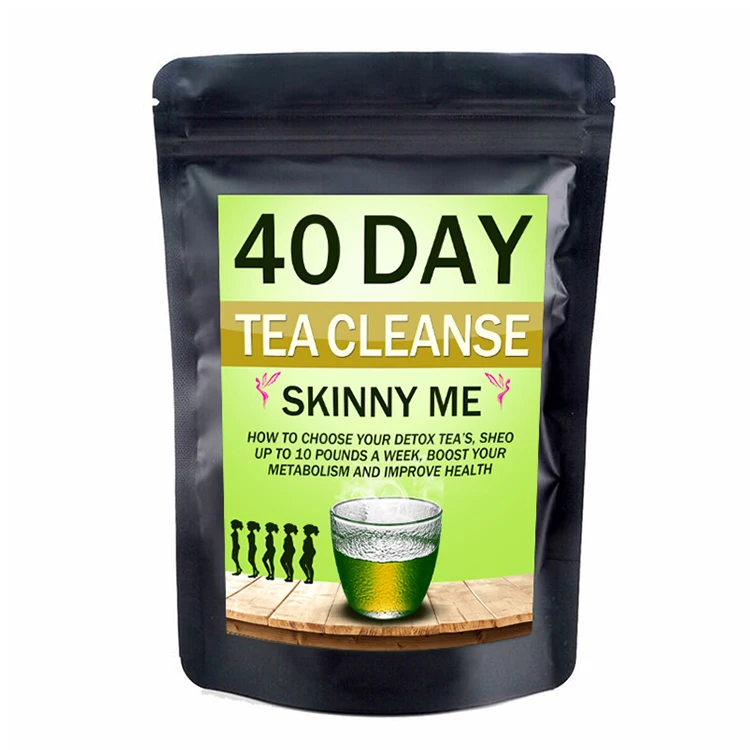 Чай для похудения, плоский животик, частная марка, органический натуральный травяной чай для похудения 40 дней