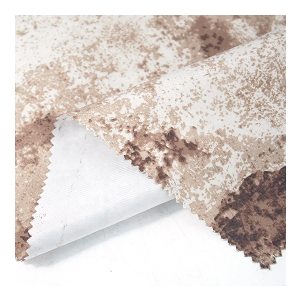 Waterproof 130GSM Micro Poly Printing Tactical Pigment Camo Uniform Rip Stop Tree Print Camouflage Fabric