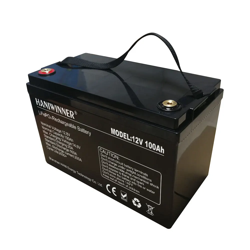 EU Stock Power Box Camping Lifepo4 Battery 12V 200 Amp Lithium Iron Phosphate Battery Lithium ion Batteries Pack