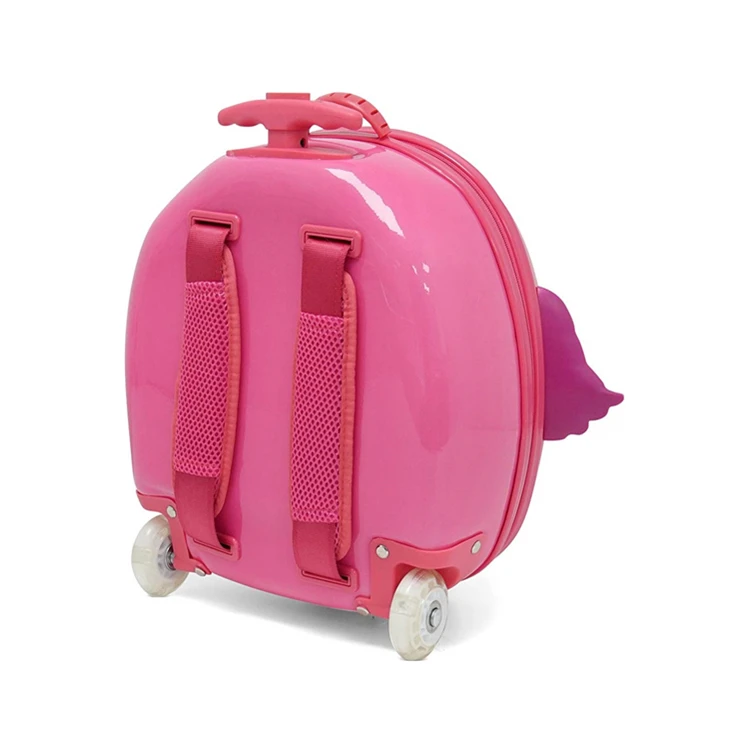 CAPPE  Kids Travel owl design trolley luggage suitcase 39 cm Pink