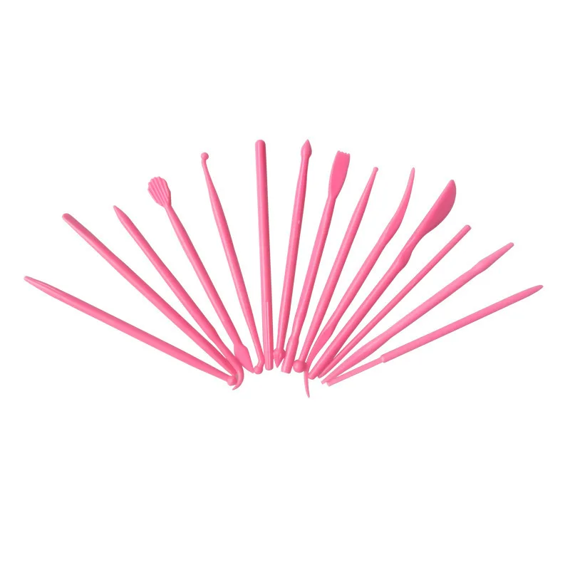 Dropshipping 8 Pcs Plastic Fondant Cake Decorating Baking Tools Pottery Sculpture Modeling Carving Clay Tools Set
