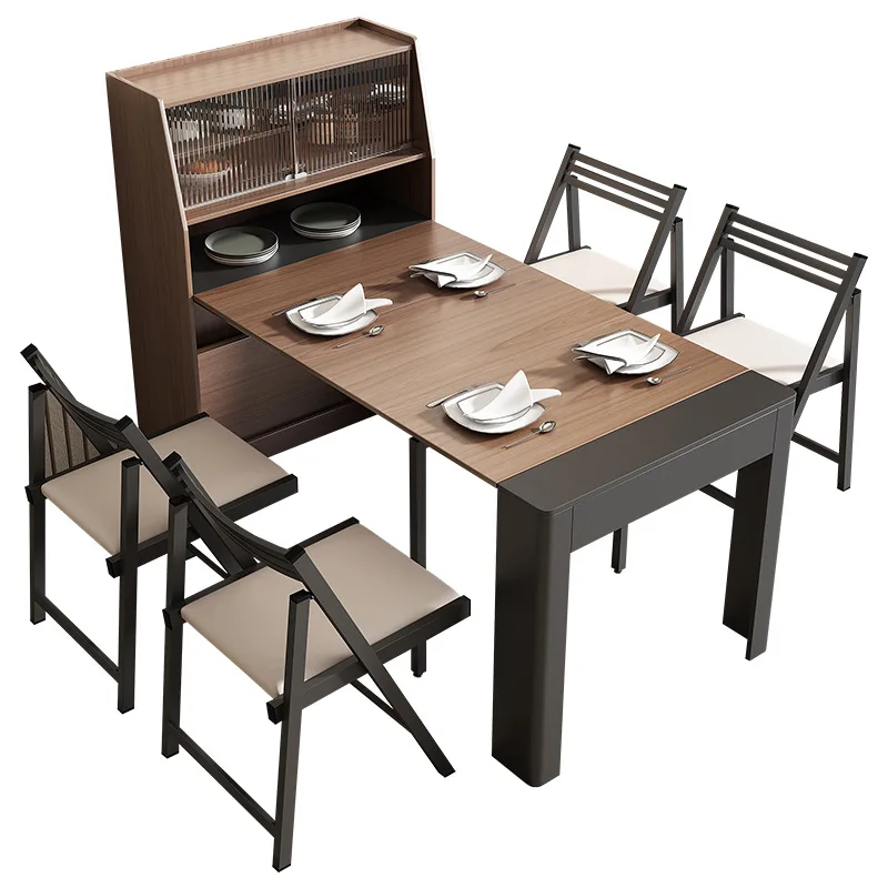 ULT-YJ-1102 Apartment Furniture folding tables Folding Mini Flat Design Luxury Modern Dining Table