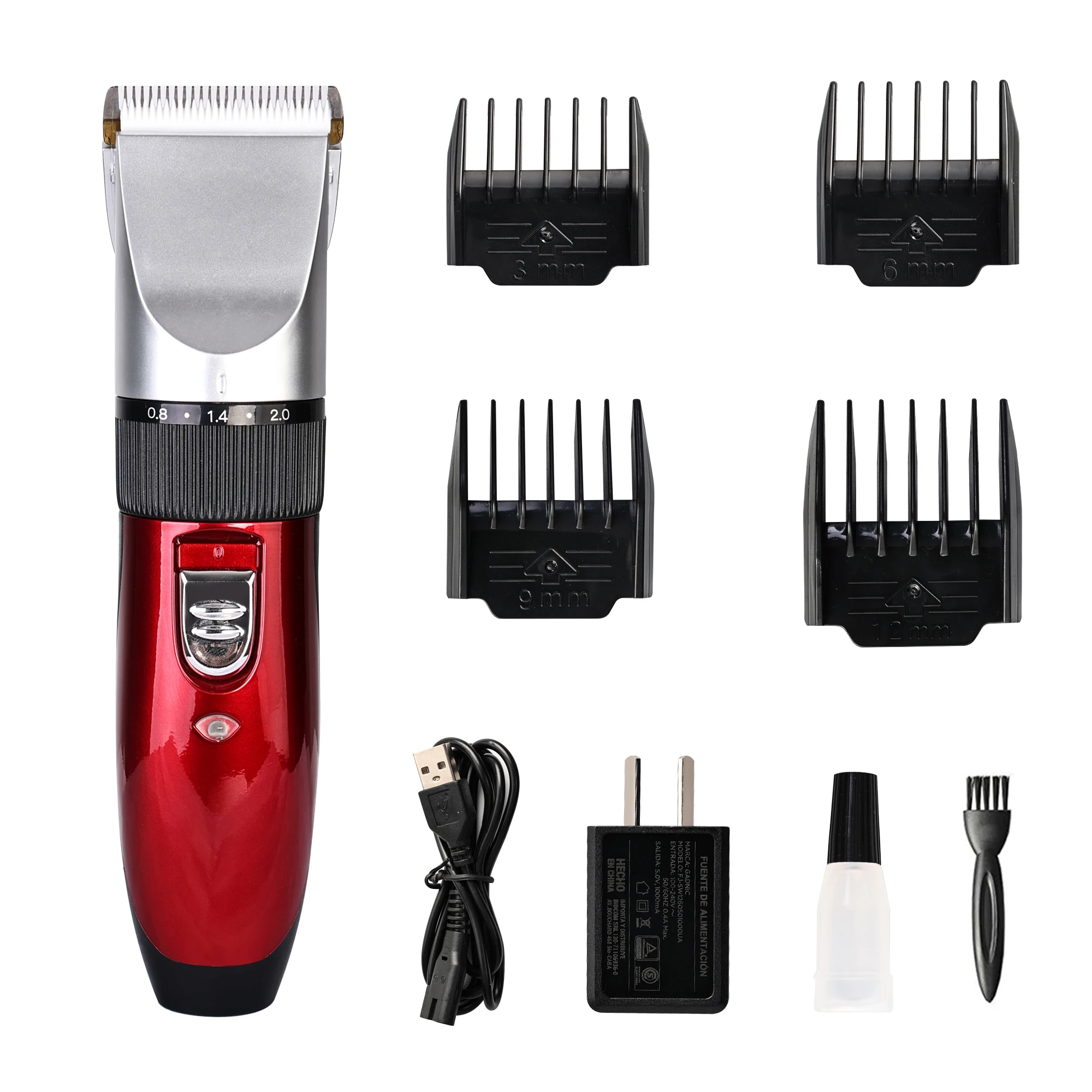 Professional Dog Hair Clipper Pet Trimmer Lithium Battery