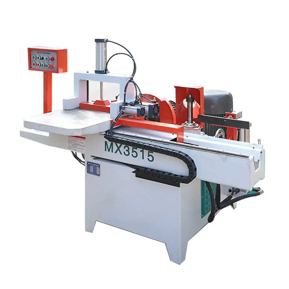 Wood working veneer finger joint machine