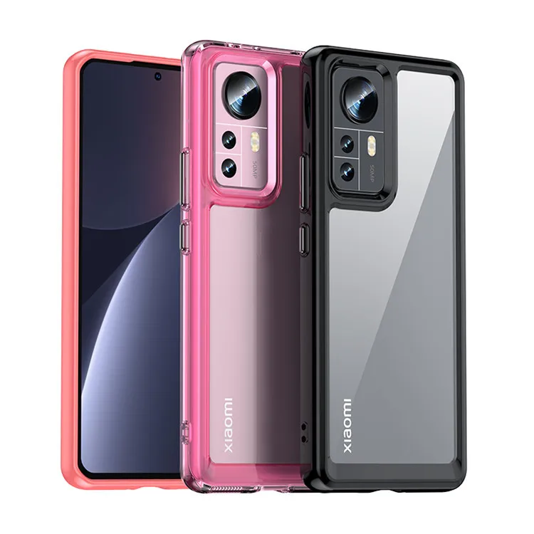 Hot Selling For Xiaomi 12T Pro Hard Acrylic case Electroplated Button Anti-scratch Phone Cover For Xiaomi 13 Redmi K50 Ultra A1