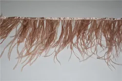 Fluffy 8cm ostrich feather thick trimming fringe for DIY clothing accessories