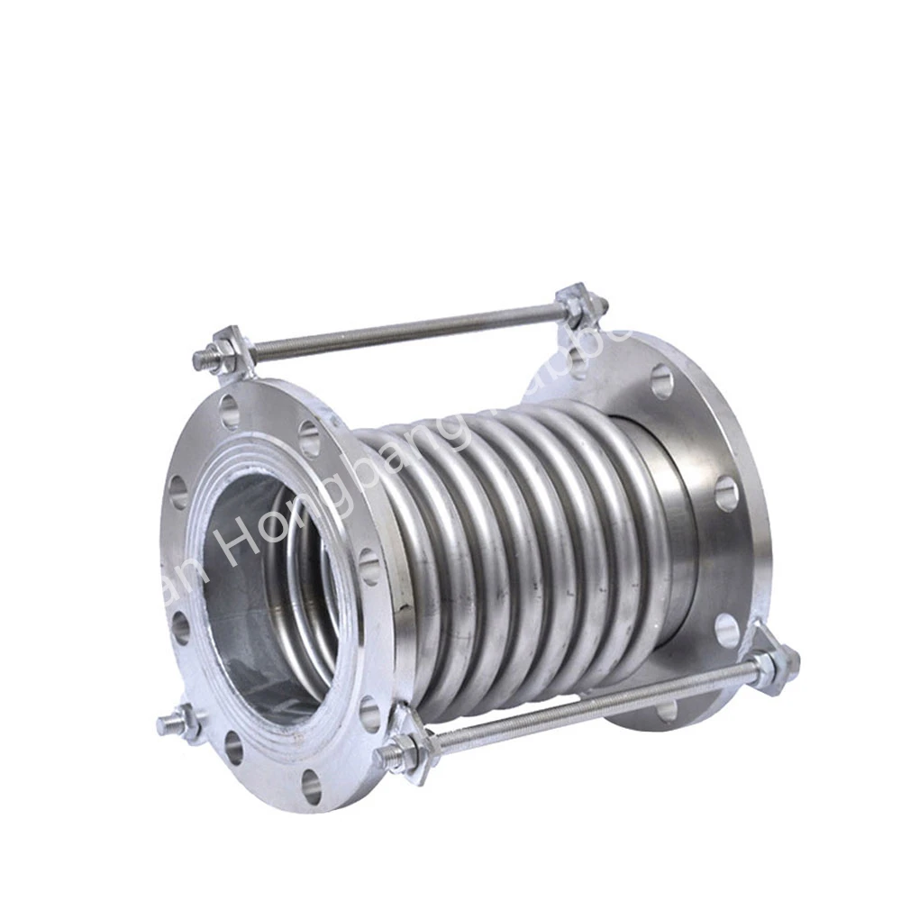 Compensator metal hose bellows flange connection metal compensator stainless steel bellows hose