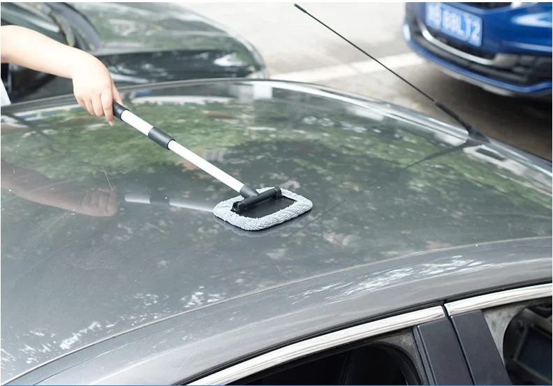 Factory Wholesale Mini Car Cleaning Glass Thickened Duster 180 Rotary Blast Car Mop