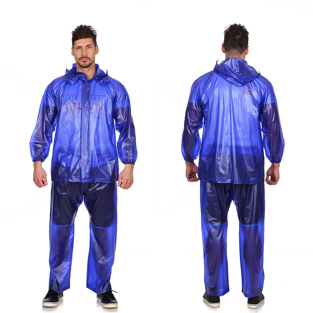 Motorcycle Rain Coat PVC Waterproof Rain Suit Wholesale Adult Reusable Rainwear Multifunctional Rainsuit