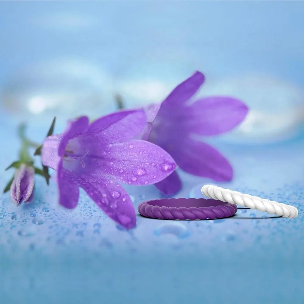 Trendy Sport fitness Comfortable Silicone Stylish Ring Finger Rings Couple Rings