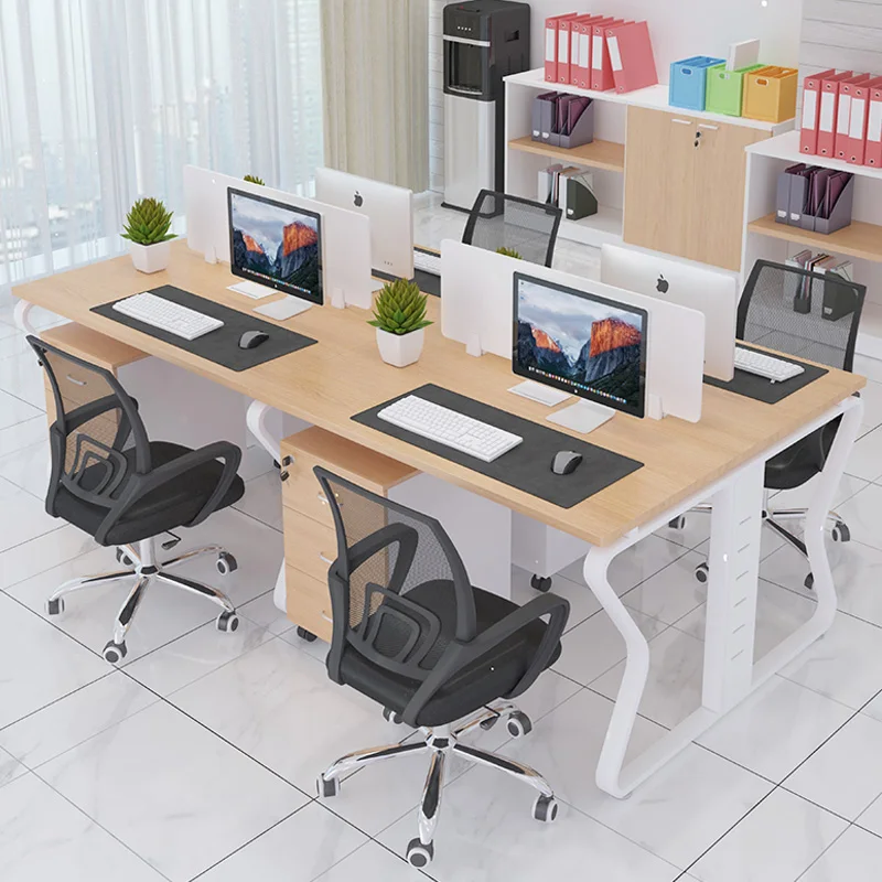 Chuangyue OEM Simple Modern Office Furniture Partition Staff Seating Table and Chair Combination Executive Furniture