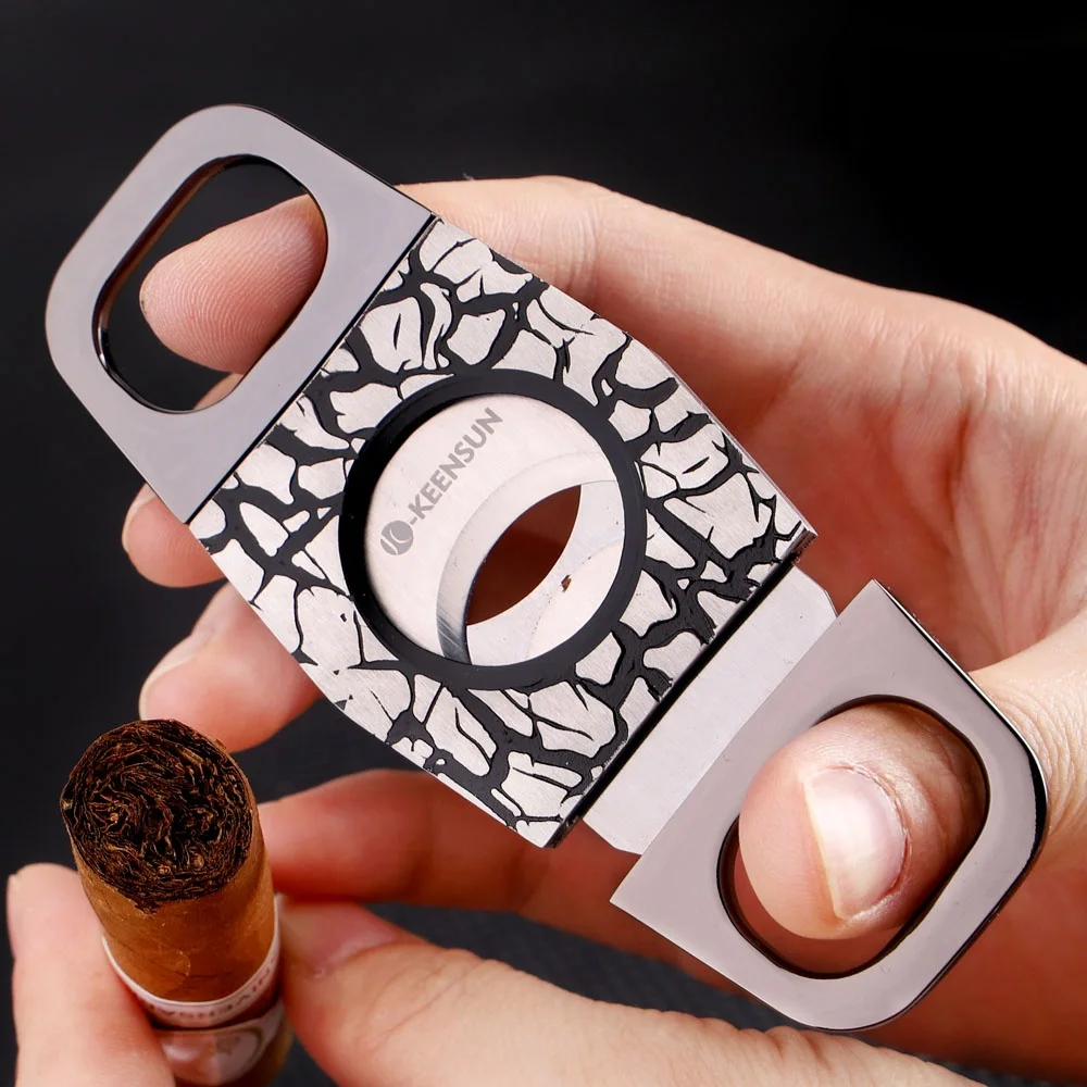 New Design Portable Sharp Cigar Accessories Knife Stainless Steel cigar punch cutter