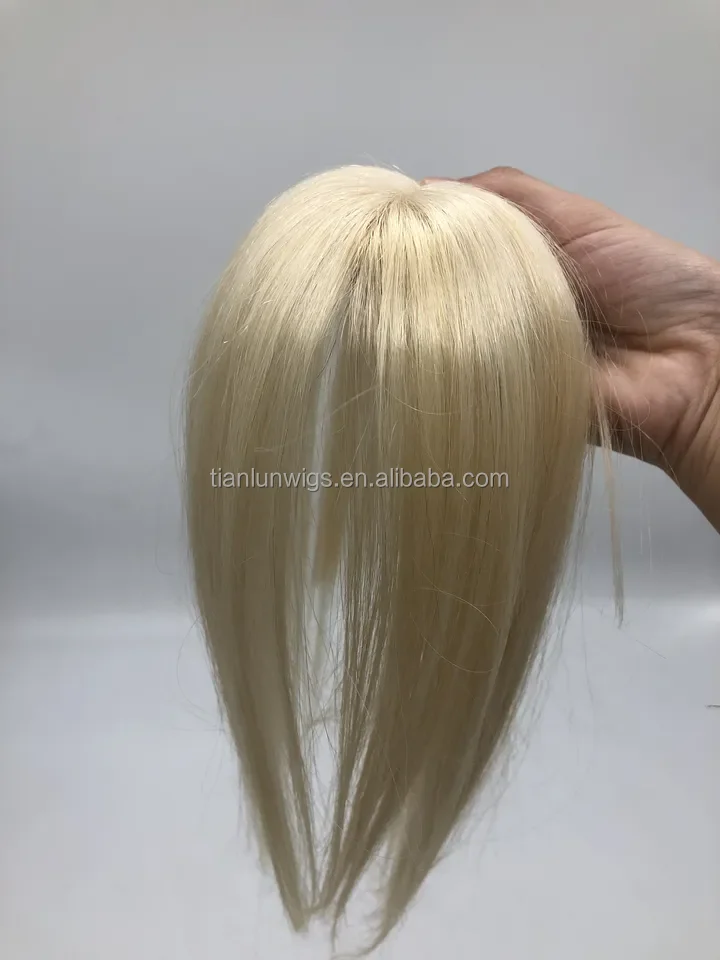 Remy Human Hair Bangs 3 Clips 3D Blunt Cut Natural Hair Fringe Black Brown Blonde Clip In Bangs OverHead Clip on Hair Extension