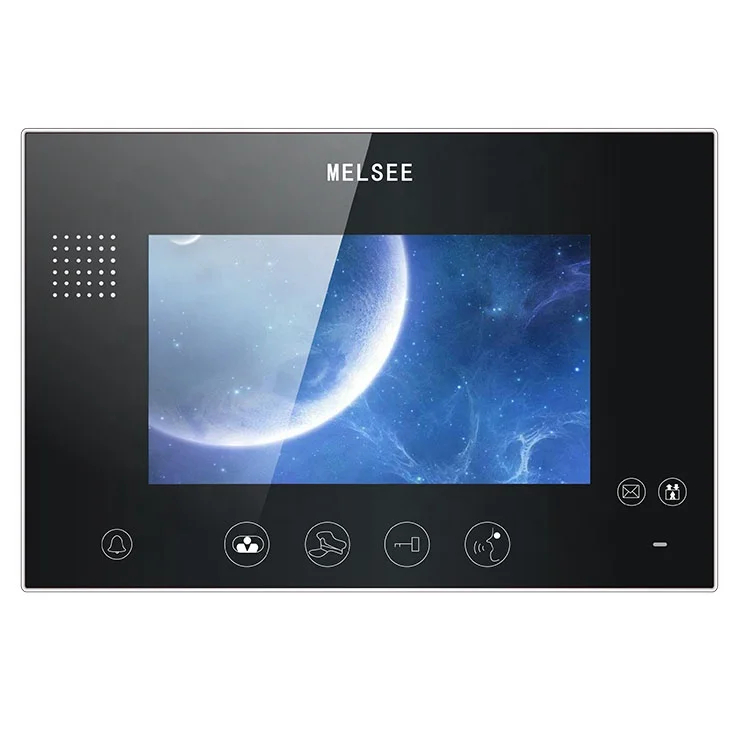 
smart security devices finger print access intercom system video doorphone with open door 