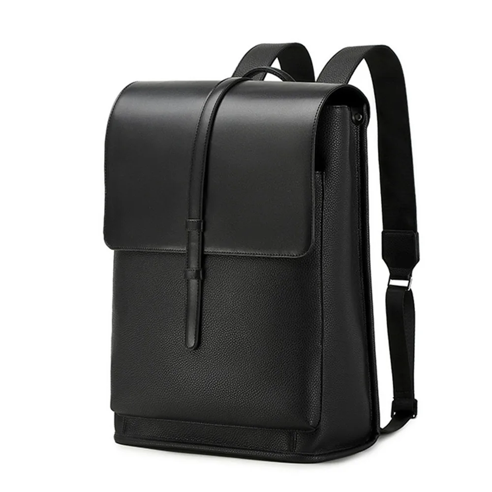 Индивидуальный брендовый мужской вместительный деловой Повседневный стильный женский уличный современный кожаный дорожный рюкзак для ноутбука