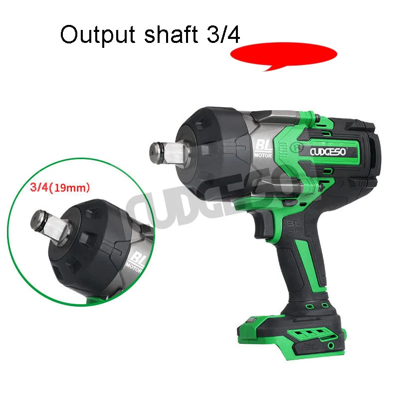 8000Ah Durable using Torque Controlled Electric Brushless Truck Impact Wrench 2100N.m