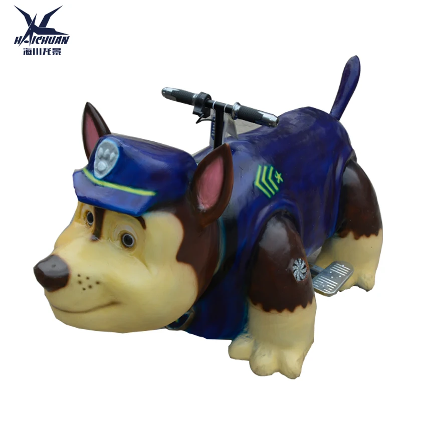 Life Size  Park Kids Electric Dinosaur Ride Car Scooters for Amusement Park