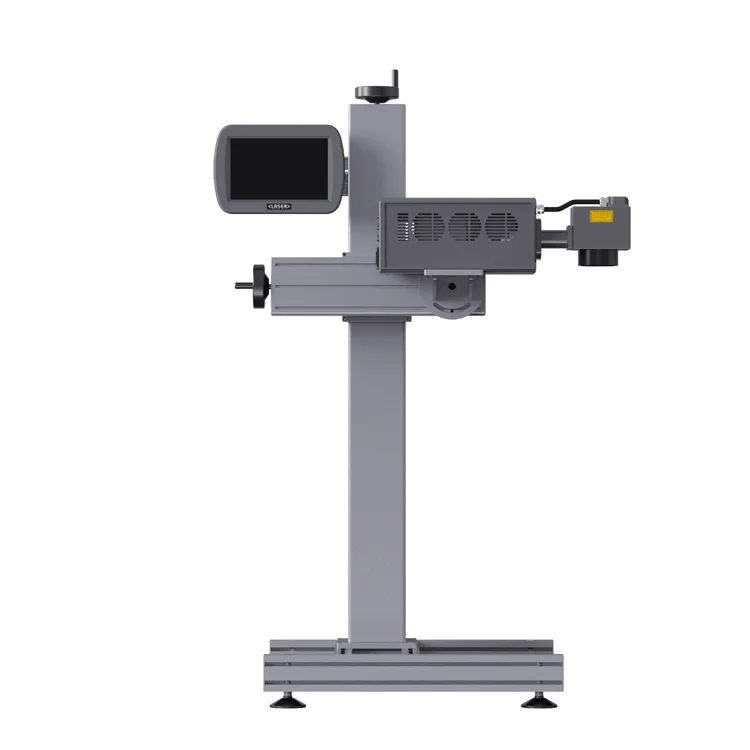 20w 30w Laser Marking Machine For Hdpe Pvc Plastic Pipe Cable Aluminum Profile Flying Laser Printer