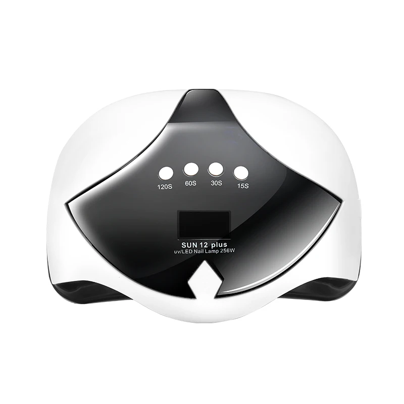 256w UVLed Pro Sun 12 Plus Nail Lamp Two Doouble Hands Pedicure UV Led Light for Nails Lampara Polish Dryer