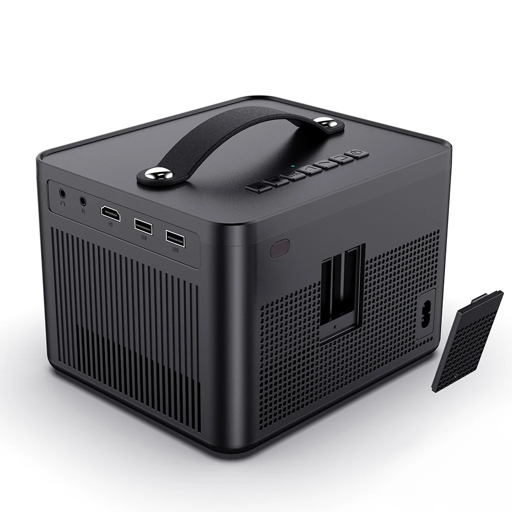 GT1 Portable Projector 4K 1080P Android 10.0 5G WiFi 2+16G RAM ROM 9800 Lumens Full HD LCD LED 3D Video Projector