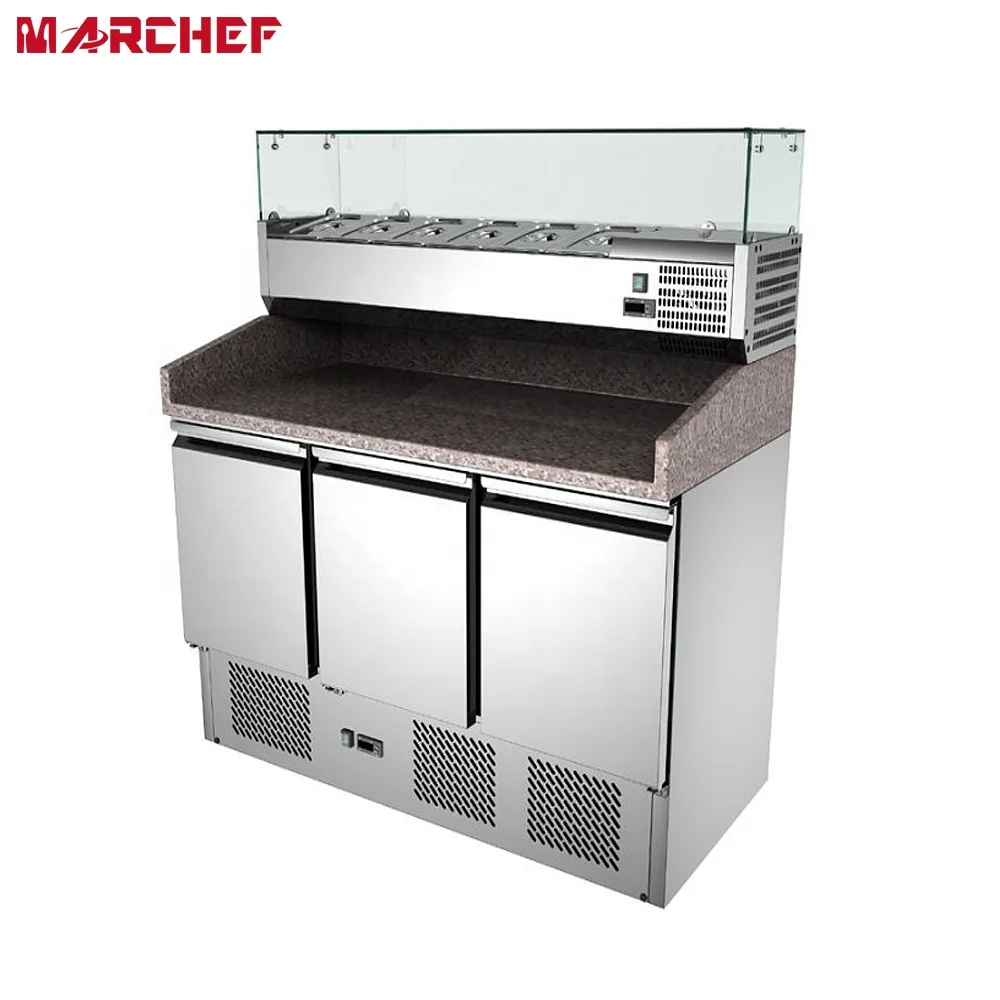 CE Commercial kitchen under counter refrigeration equipment freezers chiller refrigerators